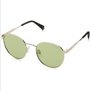 Polaroid Green Oval Sunglasses